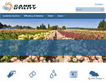 Tablet Screenshot of canbyutility.org